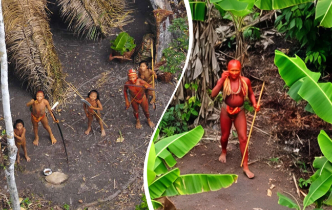 Drone Stumbles Upon an  Drone Stumbles Upon an